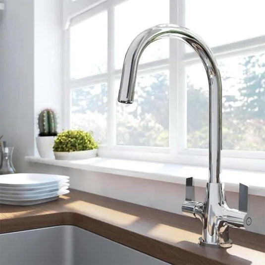 Bristan Echo Easyfit Monobloc Kitchen Mixer Chrome | EC SNK EF C - Envy Bathrooms Ltd