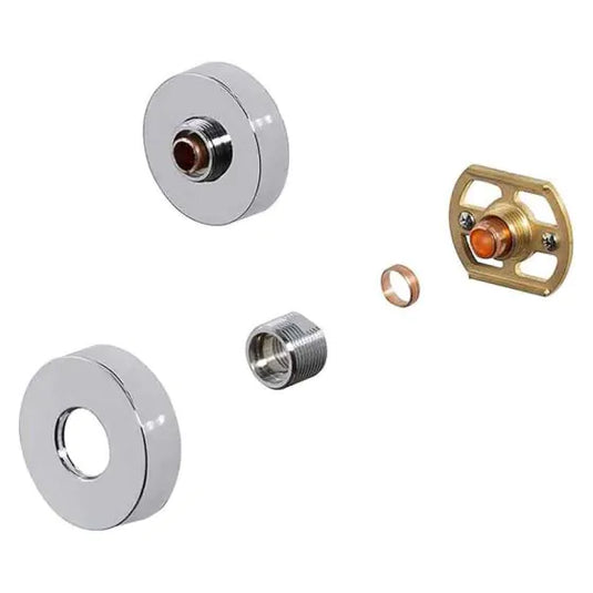 Bristan Fast Fix Wall Mount Fixings Chrome | WMNT10 C - Envy Bathrooms Ltd