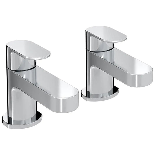 Bristan Frenzy Basin Pillar Taps Chrome | FRZ 1/2 C - Envy Bathrooms Ltd