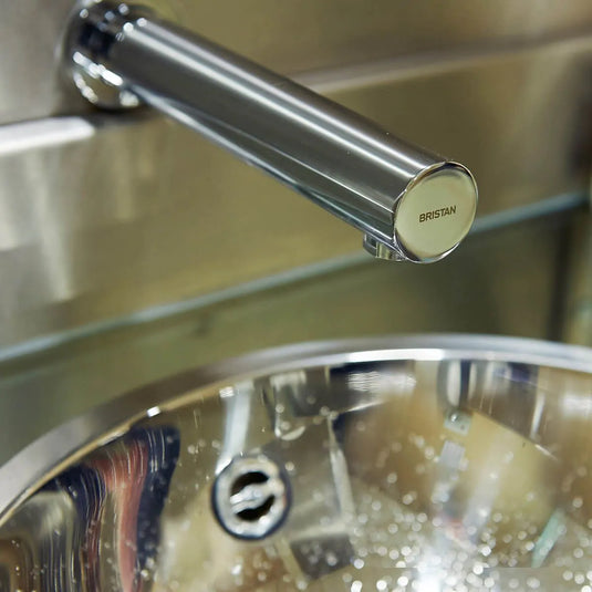 Bristan Infrared Wall Mounted Automatic Basin Sensor Tap Chrome | IRWS1-CP - Envy Bathrooms Ltd