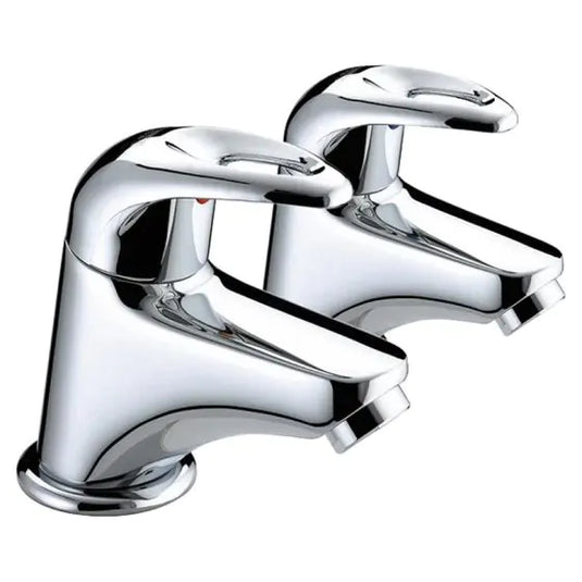 Bristan Java Bath Pillar Taps Chrome | J 3/4 C - Envy Bathrooms Ltd