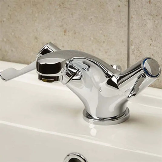 Bristan Lever Basin Mixer with Pop-Up Waste Chrome | VAL2 BAS C CD - Envy Bathrooms Ltd