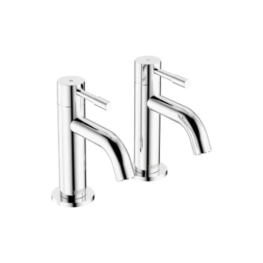 Bristan Mila Basin Pillar Taps Chrome | MI 1/2 C - Envy Bathrooms Ltd