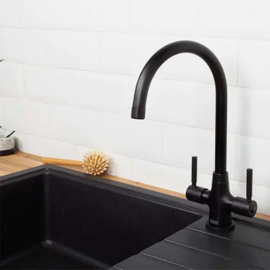 Bristan Monza Easyfit Monobloc Kitchen Mixer Black | MZ SNK EF BLK - Envy Bathrooms Ltd