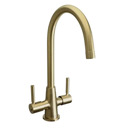 Bristan Monza Easyfit Monobloc Kitchen Mixer Brushed Brass | MZ SNK EF BB - Envy Bathrooms Ltd