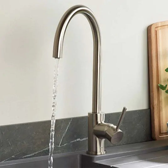 Bristan Pistachio Easyfit Monobloc Kitchen Mixer Brushed Nickel | PST EFSNK BN - Envy Bathrooms Ltd