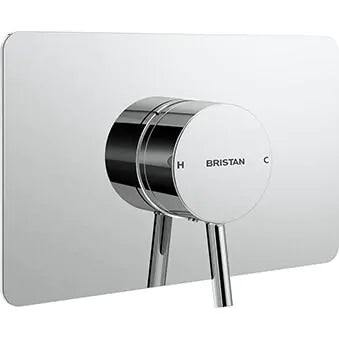 Bristan Prism Thermostatic Concealed Single Control Shower Valve | PM2 SQSHCVO C - Envy Bathrooms Ltd
