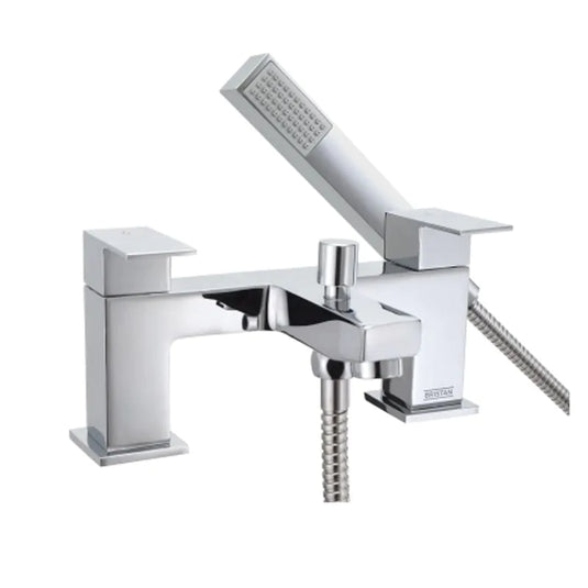 Bristan Qubo Bath Shower Mixer Chrome | QB BSM C - Envy Bathrooms Ltd