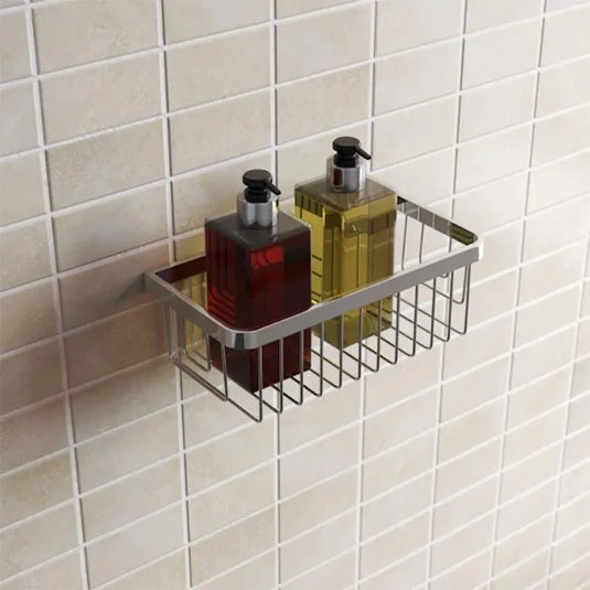 Bristan Rectangular Wire Storage Basket Chrome | COMP BASK03 C - Envy Bathrooms Ltd