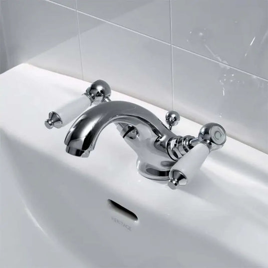 Bristan Renaissance Basin Mixer with Pop-Up Waste Chrome | RS2 BAS C - Envy Bathrooms Ltd