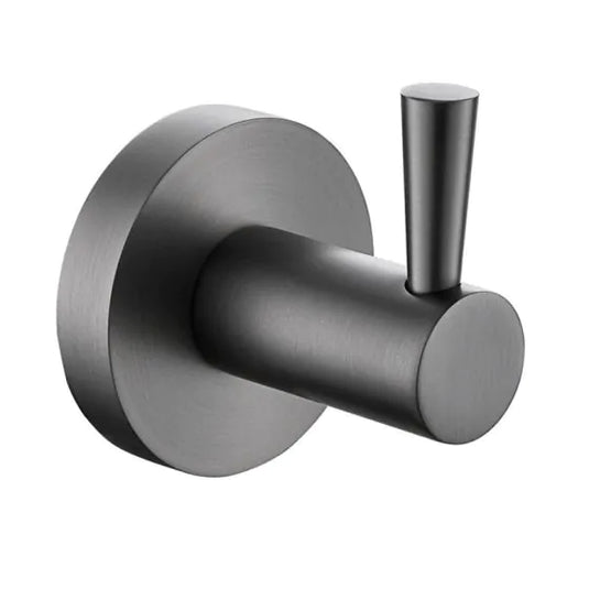 Bristan Round Robe Hook Gun Metal Grey | RD HOOK GM - Envy Bathrooms Ltd