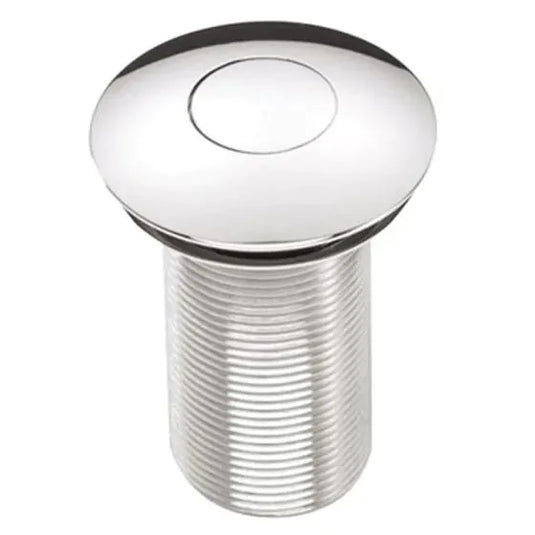 Bristan Round Unslotted Push Basin Waste Chrome | W BASIN09 C - Envy Bathrooms Ltd
