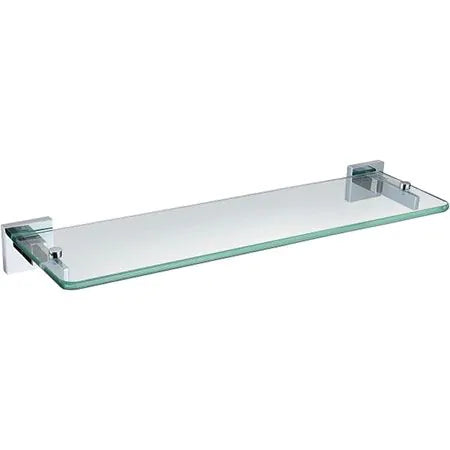 Bristan Square Glass Shelf Chrome | SQ SHELF C - Envy Bathrooms Ltd