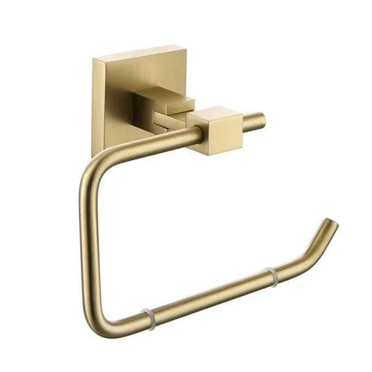 Bristan Square Toilet Roll Holder Brushed Brass | SQ ROLL BB - Envy Bathrooms Ltd