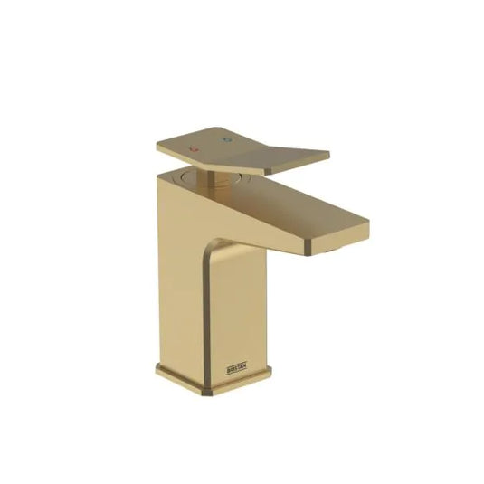 Bristan Tangram 1 Tap Hole Bath Mixer Brushed Brass | TAN 1HBF BB - Envy Bathrooms Ltd
