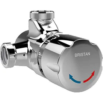 Bristan Timed Flow Temperature Adjustable Shower Valve with Shower Head | TFS 1 C - Envy Bathrooms Ltd