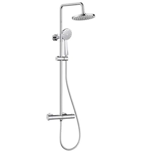 Bristan Zing2 Thermostatic Rigid Riser Diverter Bar Mixer Shower Chrome | ZI SHXDIVSMFF C - Envy Bathrooms Ltd