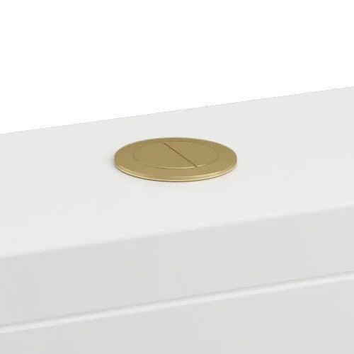 Britton Bathrooms Cistern Flush Button - Brushed Brass - BRBBB1 - Envy Bathrooms Ltd
