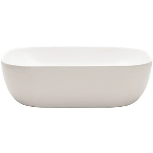 Britton Camberwell Rectangular Sit-On Countertop Basin 490mm Wide - 0 Tap Hole - Envy Bathrooms Ltd