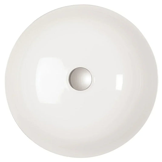 Britton Camberwell Round Sit-On Countertop Basin 390mm Wide - 0 Tap Hole - Envy Bathrooms Ltd