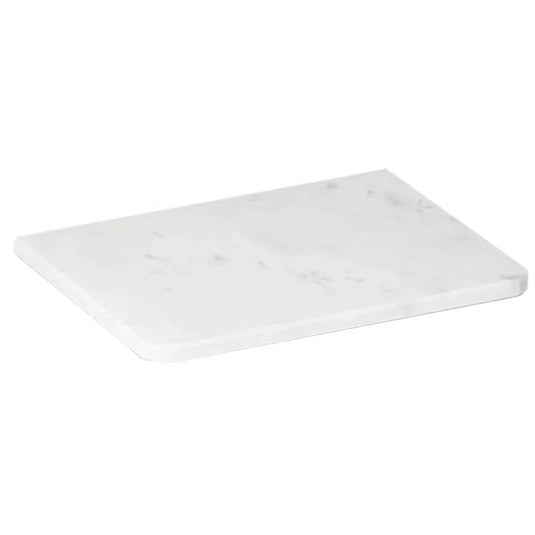 Britton Camberwell Worktop 605mm x 460mm - Carrara Marble - Envy Bathrooms Ltd