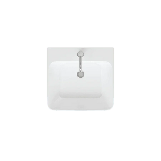 Britton Dalston 600mm Basin - 1TH - White - DAL060 - Envy Bathrooms Ltd