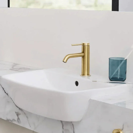 Britton Semi Recessed Basin 500mm Wide - 1 Tap Hole - Envy Bathrooms Ltd