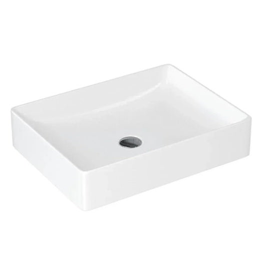 Britton Shoreditch Quad Sit-On Countertop Basin 500mm Wide - 0 Tap Hole - Envy Bathrooms Ltd