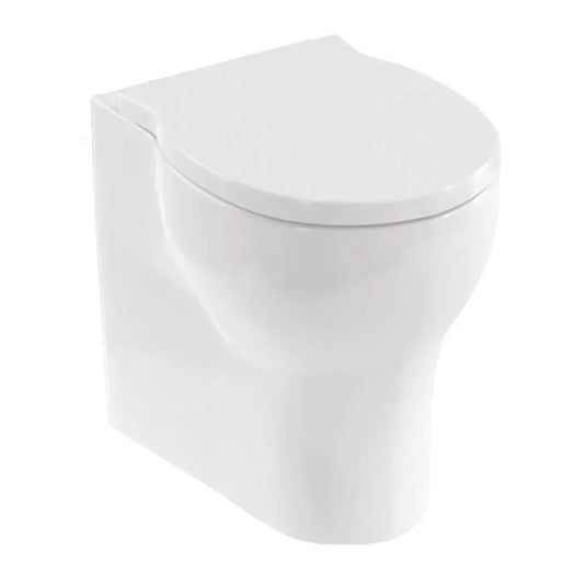 Britton Trim Back To Wall Toilet Pan & Soft Close Seat- Gloss White - Envy Bathrooms Ltd