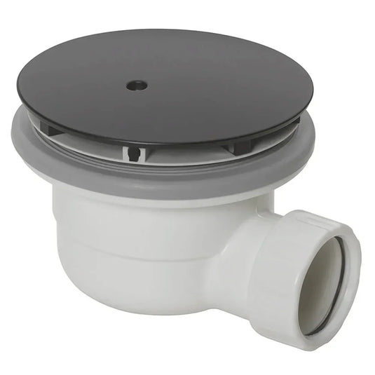 Britton Zamori 90mm Shower Tray Waste - Brushed Brass - Envy Bathrooms Ltd