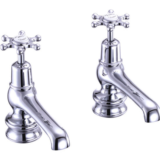 Burlington Birkenhead Regent Basin Taps 5" Chrome | BIR2 - Envy Bathrooms Ltd