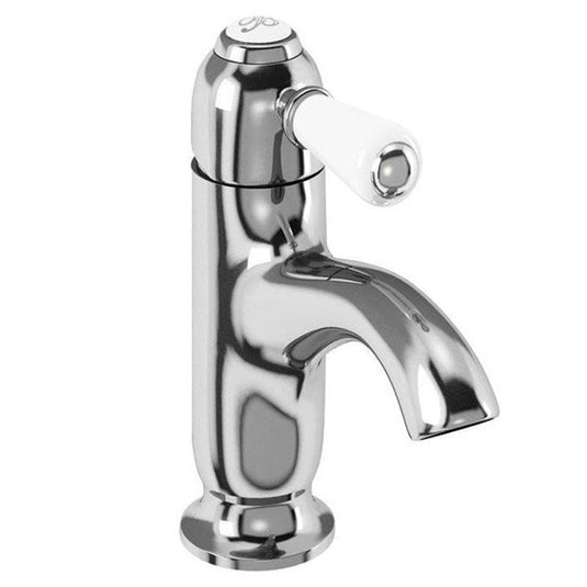 Burlington Chelsea Curved Mono Basin Mixer Chrome | CH21 - Envy Bathrooms Ltd