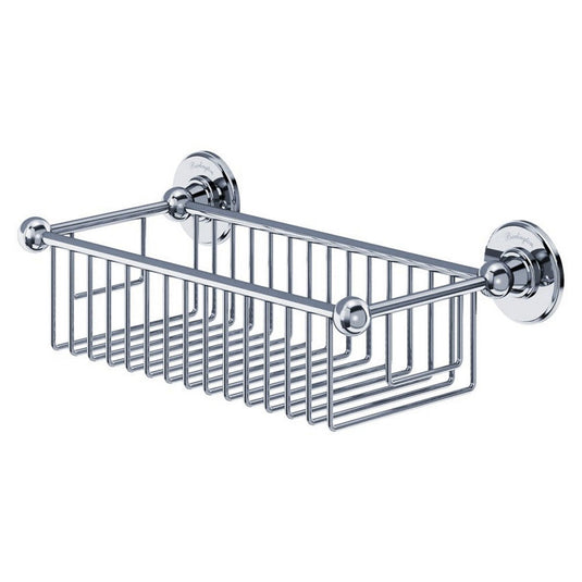 Burlington Chrome Deep Rectangular Basket | A23CHR - Envy Bathrooms Ltd