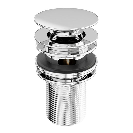 Burlington Click-Clack Slotted Basin Waste Chrome | W11 - Envy Bathrooms Ltd