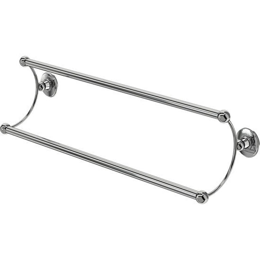 Burlington Double Chrome Towel Rail Chrome | A17CHR - Envy Bathrooms Ltd