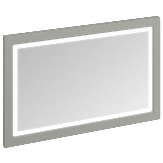 Burlington Framed 120 Mirror with LED Illumination Dark Olive | M12MO - Envy Bathrooms Ltd