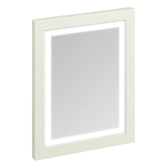Burlington Framed 60 Mirror with LED Illumination Sand | M6MS - Envy Bathrooms Ltd
