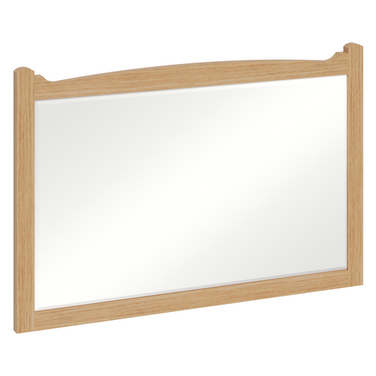 Burlington Guild 850mm Mirror Light Oak | GU8557LOK - Envy Bathrooms Ltd