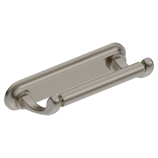 Burlington Guild Toilet Roll Holder Brushed Nickel | GU029L - Envy Bathrooms Ltd