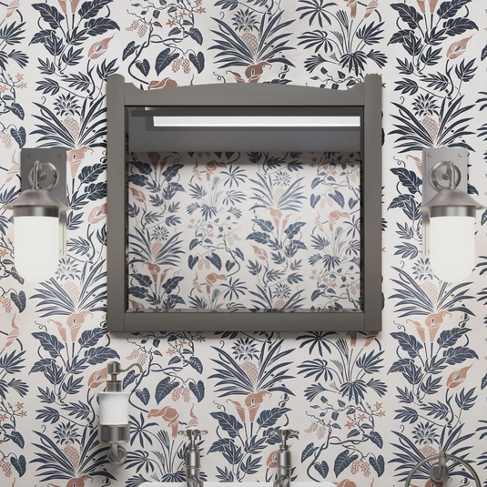 Burlington Guild Wall Mounted Light with Frosted Glass Brushed Nickel | GUL001L - Envy Bathrooms Ltd