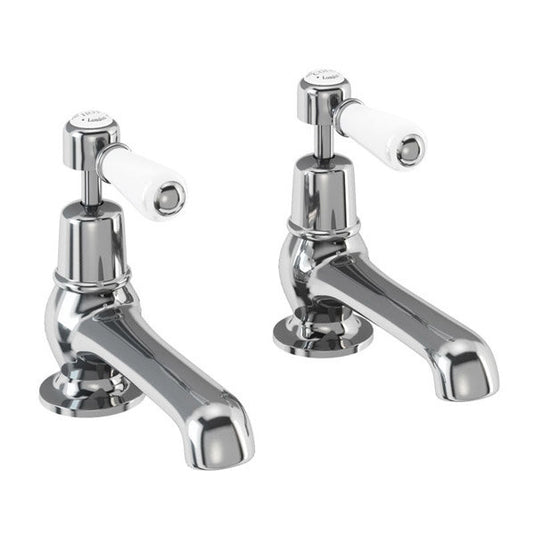 Burlington Kensington Basin Taps 5" Chrome | KE2 - Envy Bathrooms Ltd