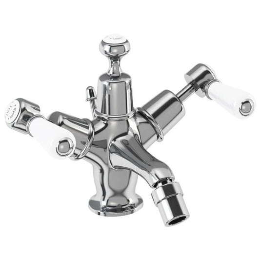 Burlington Kensington Bidet Mixer with Pop Up Waste Chrome | KE13 - Envy Bathrooms Ltd