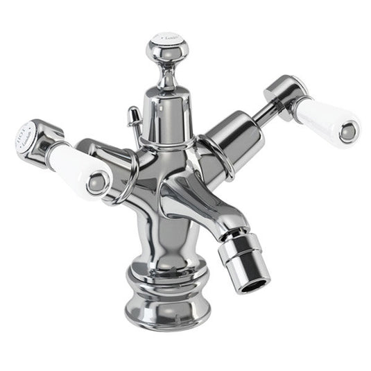 Burlington Kensington Regent Bidet Mixer with Pop Up Waste Chrome | KER13 - Envy Bathrooms Ltd