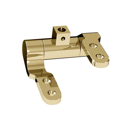 Burlington Pair of Riviera Gold Toilet Seat Hinges Polished Gold | RIV.030 - Envy Bathrooms Ltd