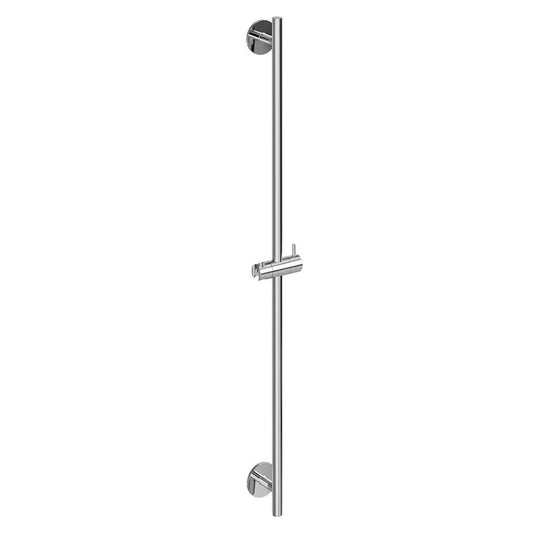 Burlington Riviera 1000mm Chrome Slide Rail with Adjustable Bracket | RIV37-CHR - Envy Bathrooms Ltd