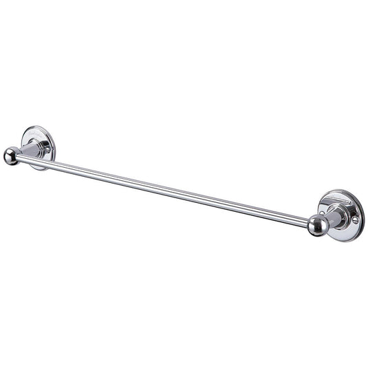 Burlington Single Chrome Towel Rail Chrome | A7CHR - Envy Bathrooms Ltd