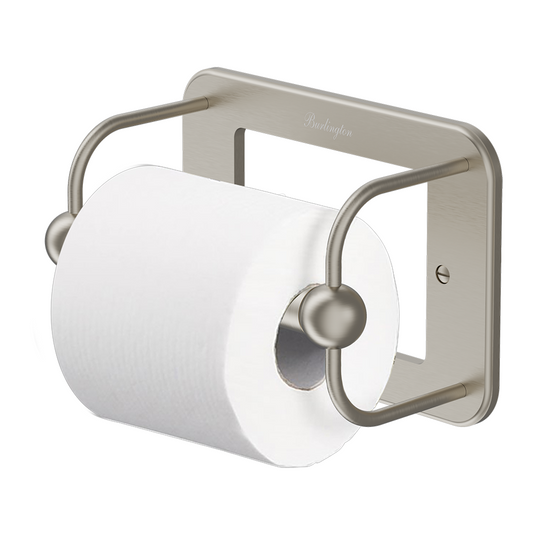 Burlington Victorian WC Roll Holder Brushed Nickel | A5-BNKL - Envy Bathrooms Ltd