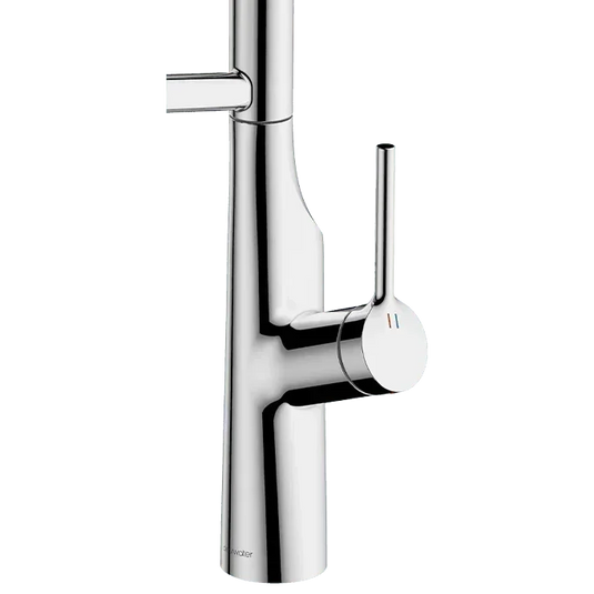 Clearwater Alasia Pro Single Lever Pull Out Kitchen Sink Mixer Tap - Chrome - ALA30CP - Envy Bathrooms Ltd