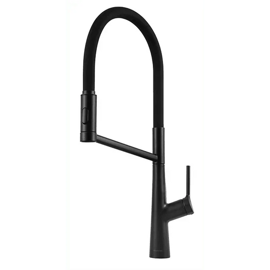 Clearwater Alasia Pro Single Lever Pull Out Kitchen Sink Mixer Tap - Matt Black - ALA30MB - Envy Bathrooms Ltd