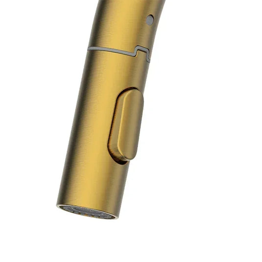 Clearwater Amelio Pull Out Sensor Kitchen Sink Mixer Tap - Brushed Brass - AML10BB - Envy Bathrooms Ltd